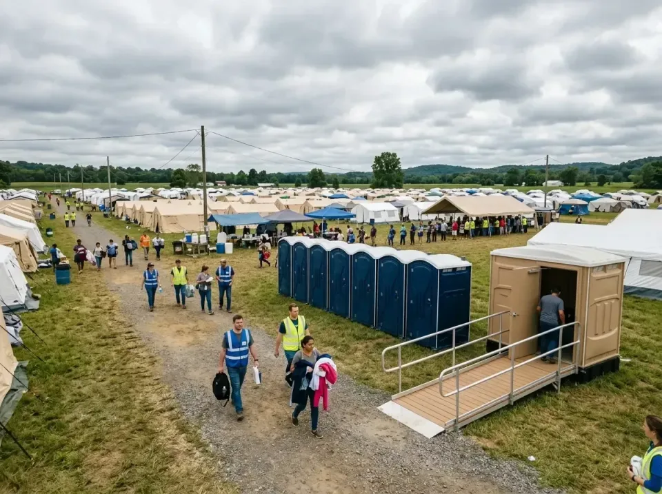disaster-relief-camp-restrooms-010 — frequently asked questions, Dumpster & Portable Bathrooms Rental in Lawson, MO